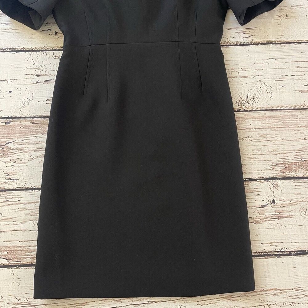 Veronica Beard Meadow Puff Sleeve Minidress Size 2 Black - Picture 4 of 13